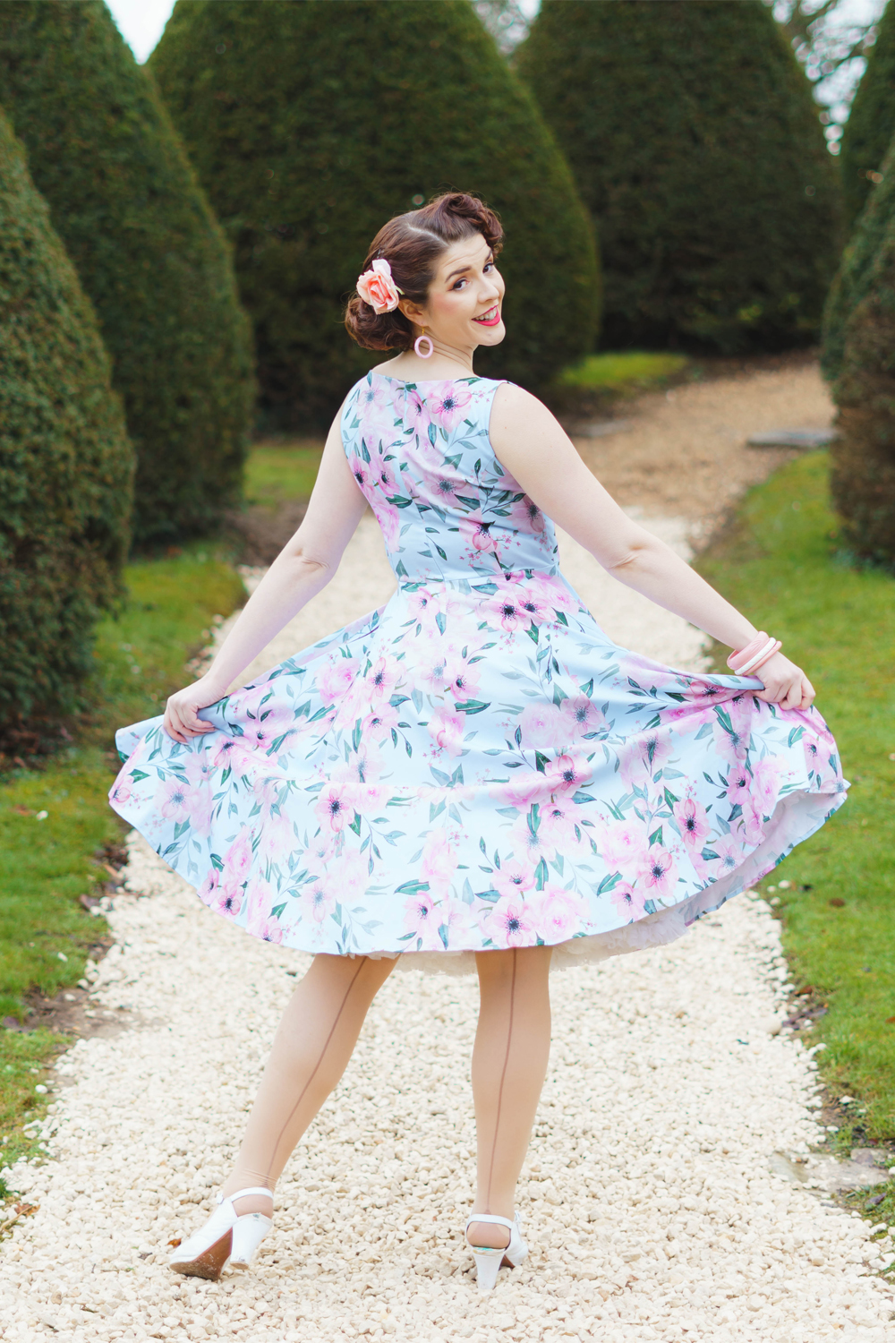 Claudette Blossom Swing Dress